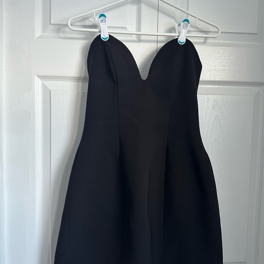 Black Strapless Dress
